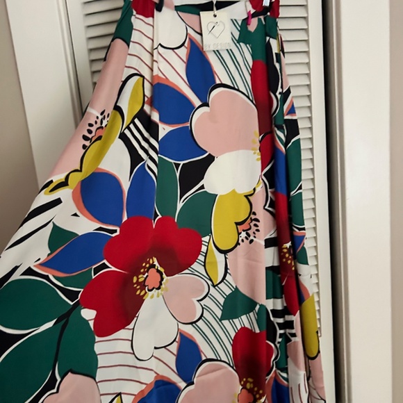 Colorful high waisted skirt - Picture 3 of 4